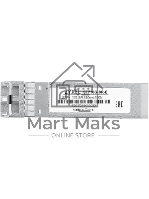Трансивер ZYXEL SFP10G-SR-E (pack of 10 pcs), SFP transceiver multi mode, SFP +, Duplex LC, 850nm, 300 m