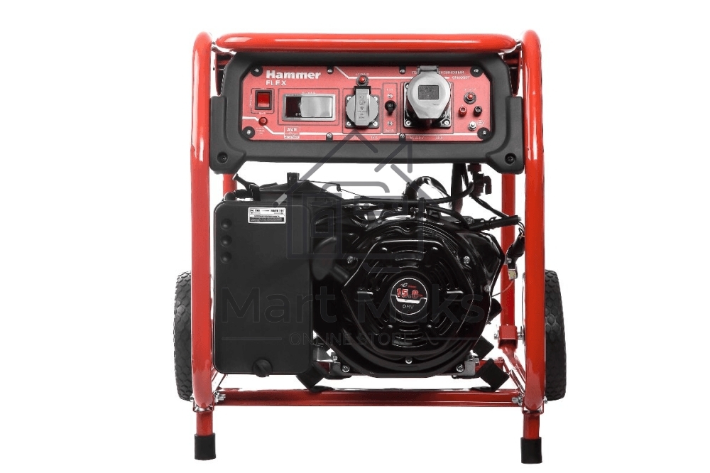 Бензоэлектростанция Hammer Flex GN6000T 5.5КВт 220В 50Гц бак 33л непр.13ч