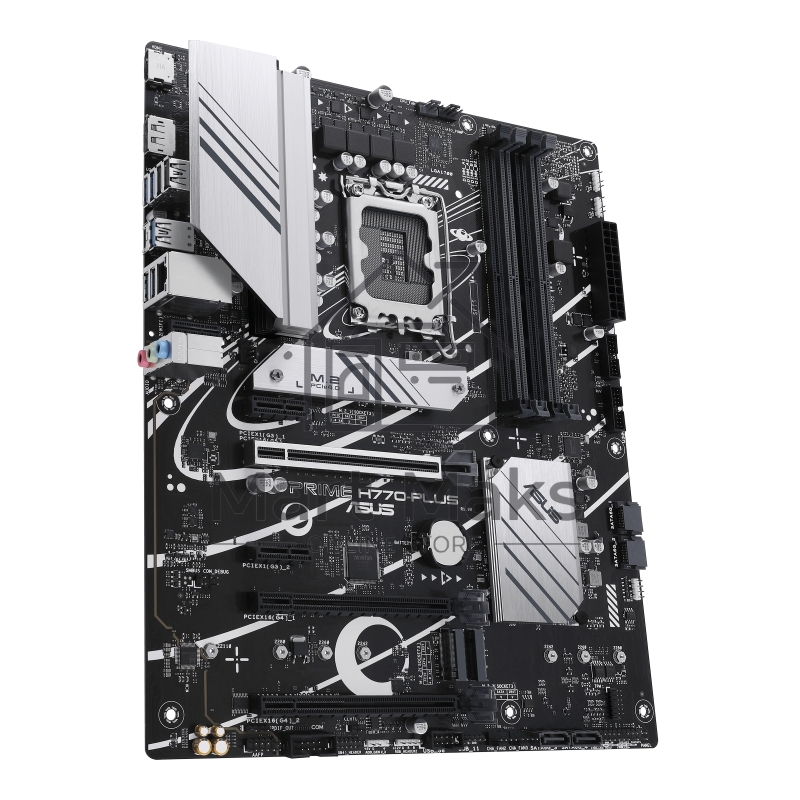 Материнская плата ASUS PRIME H770-PLUS, LGA 1700, Intel H770, 4xDDR5, 4xSATA, 3xM.2 PCIe 4.0 x4, 1xPCIe 5.0 x16, 2xPCIe 4.0 x4, 1xHDMI, 1xDP, 1xUSB-C 3.2 Gen 2, 2xUSB 3.2 Gen 2, 3xUSB 3.2 Gen 1, 1x 2.5Gb LAN, 3x3.5 мм, 7.1, ATX