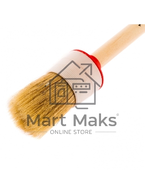 Кисть круглая №10 (40 мм), натуральная щетина, деревянная ручка MTX 82080