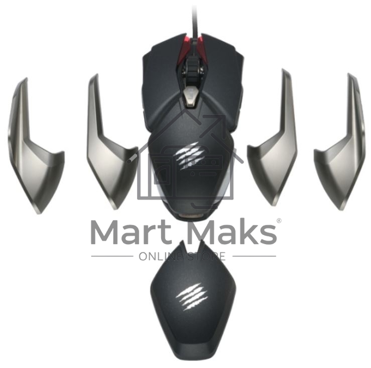 Мышь проводная Mad Catz B.A.T. 6+ черный, 16000 dpi, USB, кнопки - 10