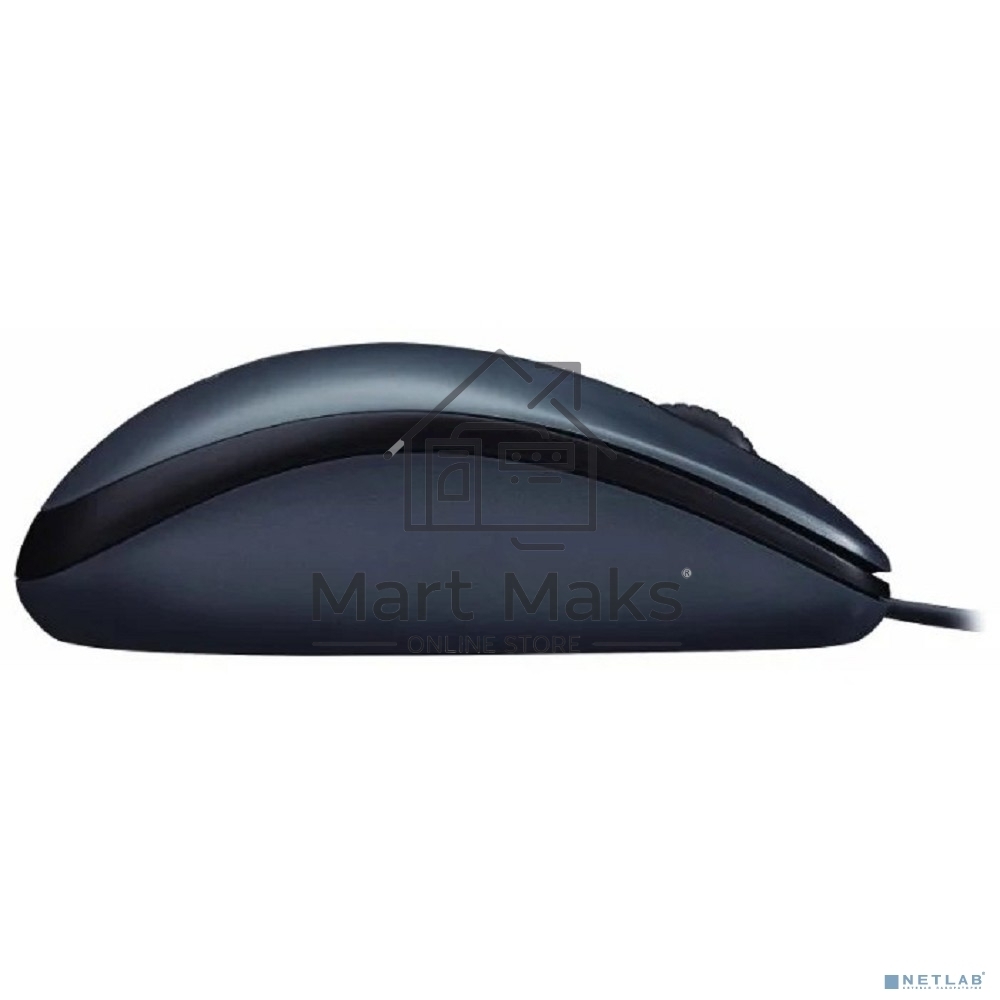 Мышь проводная Logitech M90 черный/серый, 1000 dpi, USB, кнопки - 3