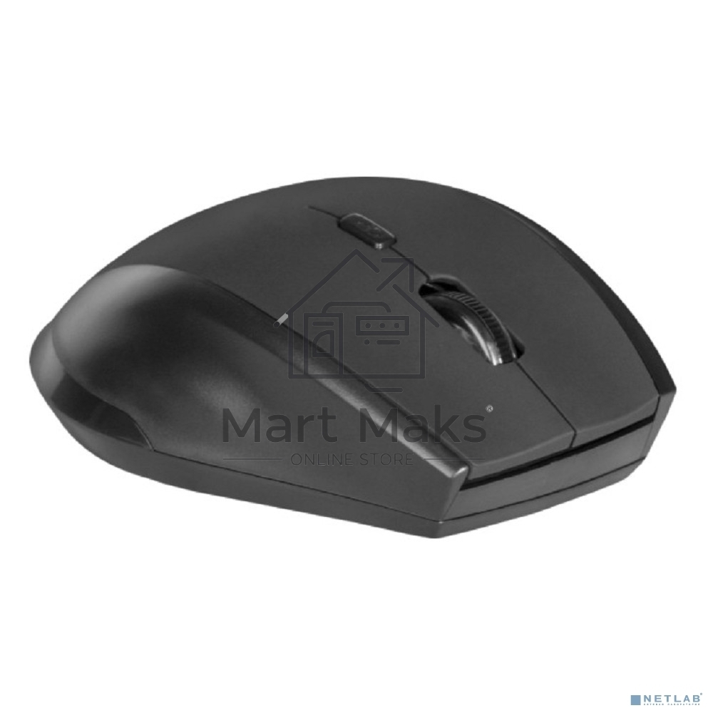 Мышь беспроводная Defender Accura MM-365 черный, 1600 dpi, радиоканал, USB, кнопки - 6