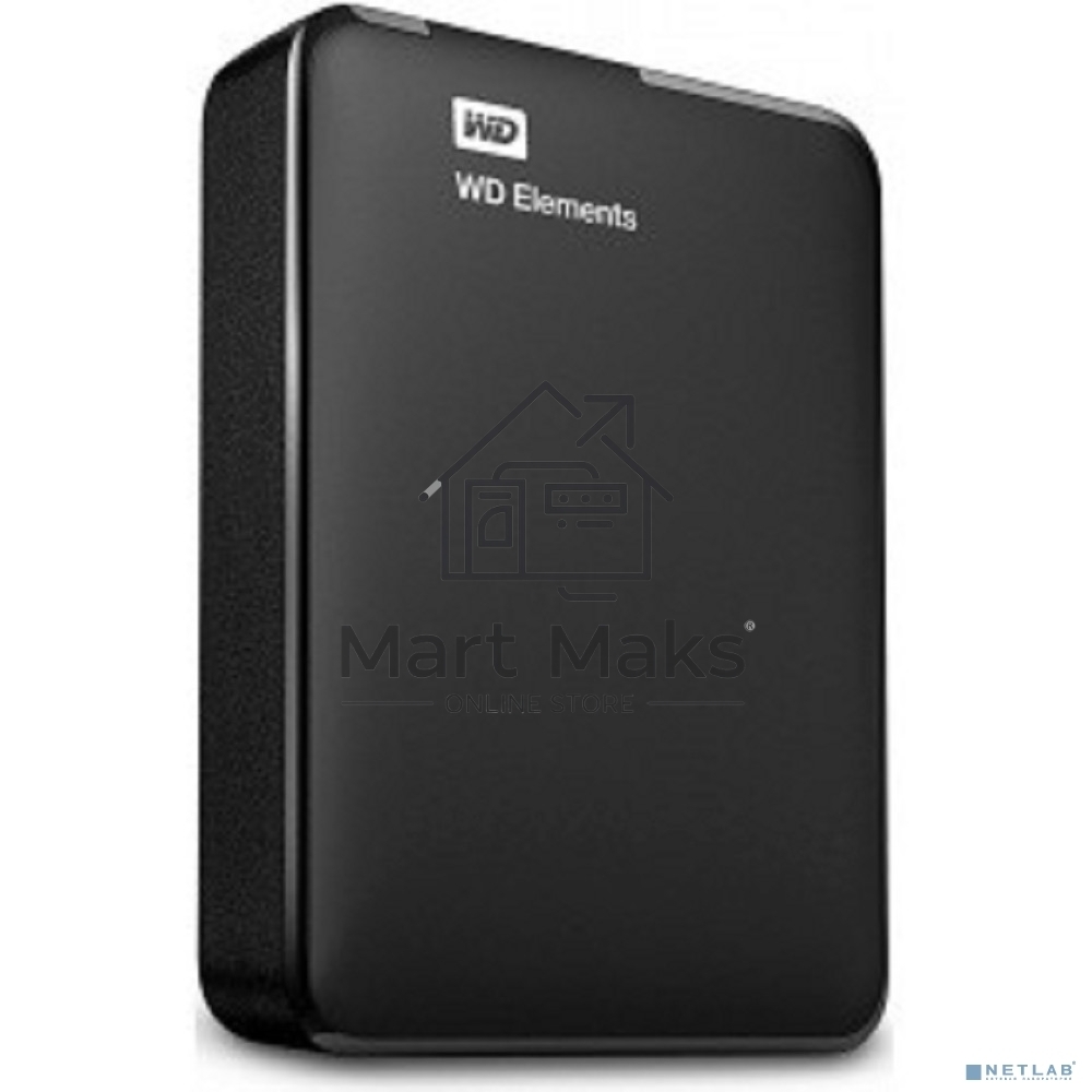 Внешний жесткий диск Western Digital Elements Portable WDBU6Y0040BBK-WESN 4ТБ 2,5