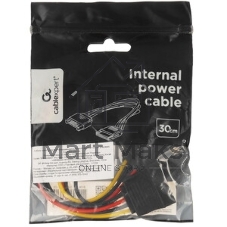Удлинитель кабеля питания SATA Cablexpert CC-SATAMF-01, 15pin(M)/15pin(F), 30 см
