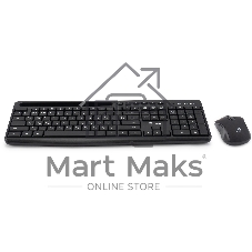 Комплект клавиатура+мышь Oklick S275W беспроводной, USB, 1600 DPI, чёрный