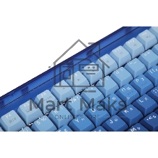 Клавиатура беспроводная Redragon Garen Pro RU RGb, бел/син, градиент,BT+2.4