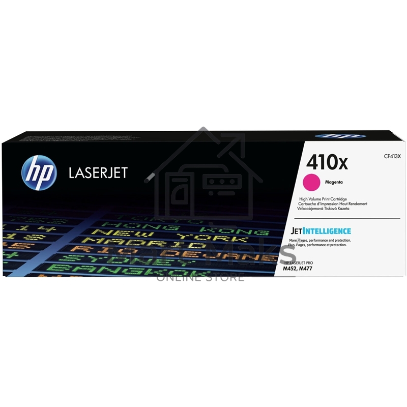 Тонер Картридж HP 410X CF413X пурпурный для HP LJ Pro M452/M477 (5000стр.)