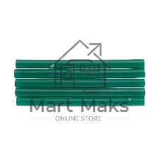 Клеевые стержни Rexant, Ø7 мм, 100 мм, зеленые, 6 шт., блистер