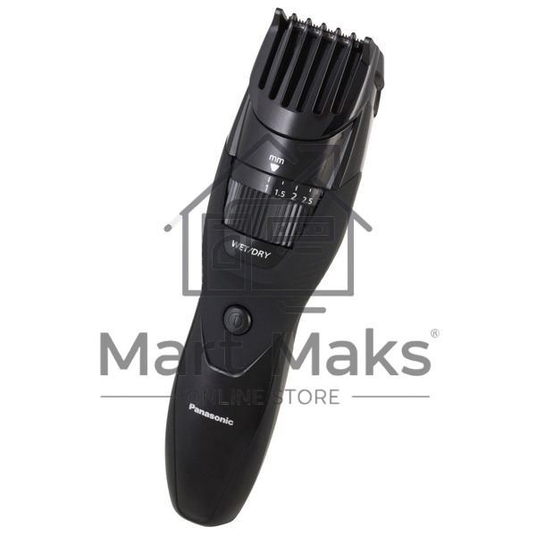 Триммер Panasonic ER-GB42-K520 для стрижки бороды и усов, работает от аккумулятора, цвет черный