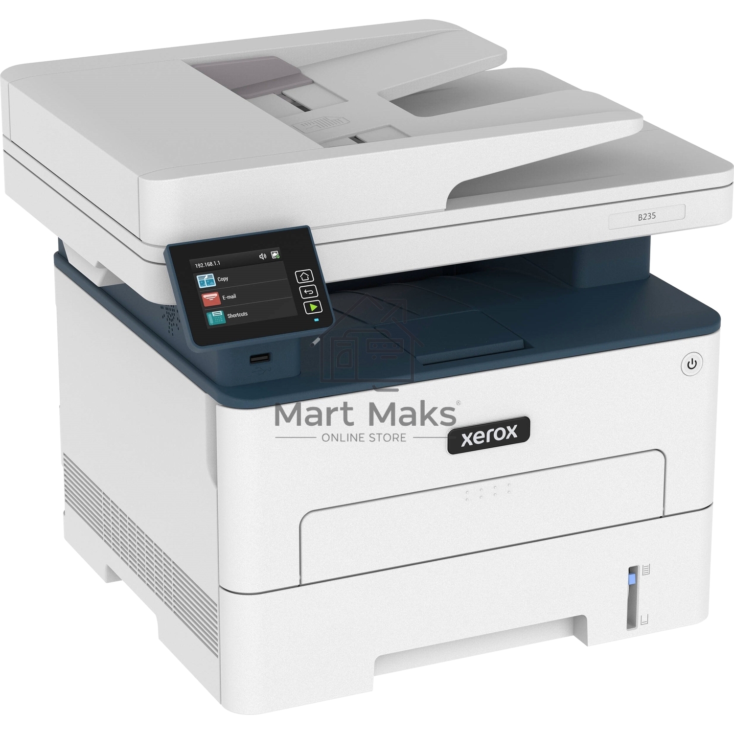 МФУ лазерный Xerox B235 (B235V_DNI), A4, ч/б, печ. до 34 стр/мин., скан. до 23 стр/мин., 600x600dpi, Wi-Fi, USB, Ethernet