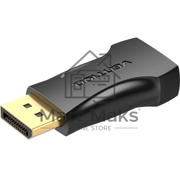 Адаптер-переходник Vention DisplayPort 20M > HDMI F 4K