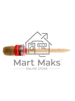 Кисть круглая №10 (40 мм), натуральная щетина, деревянная ручка MTX 82080