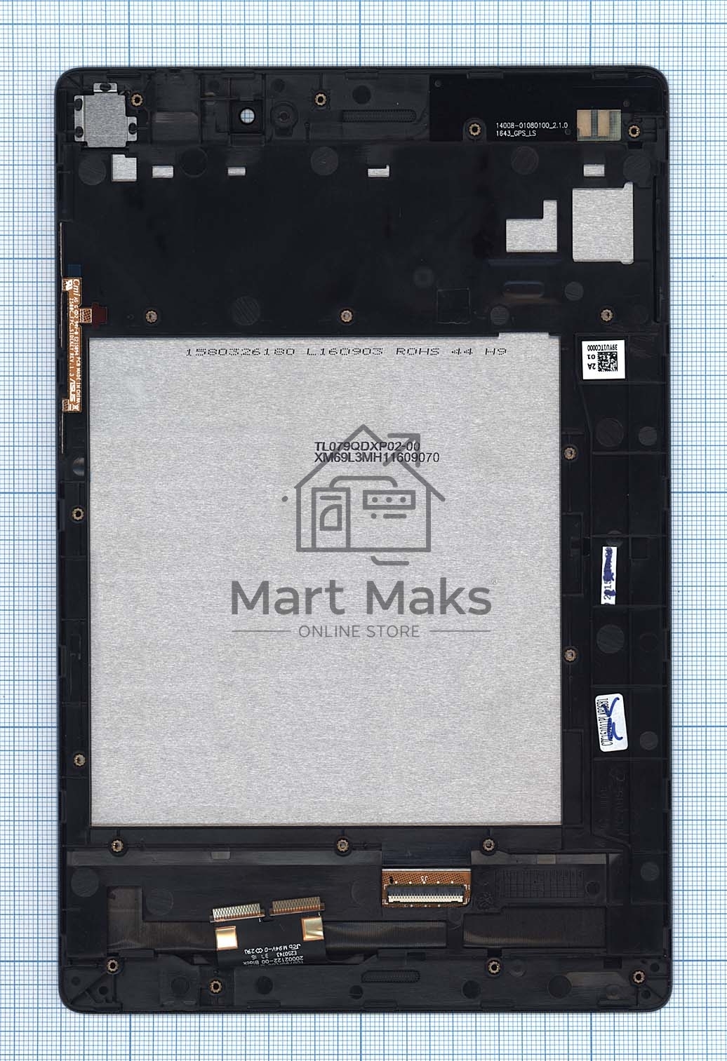 Модуль (матрица + тачскрин) для Asus ZenPad S 8.0 Z580 Z580C Z580CA черный с рамкой