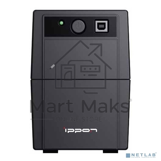 Источник бесперебойного питания Ippon Back Basic 1050S Euro 600Вт 1050ВА черный