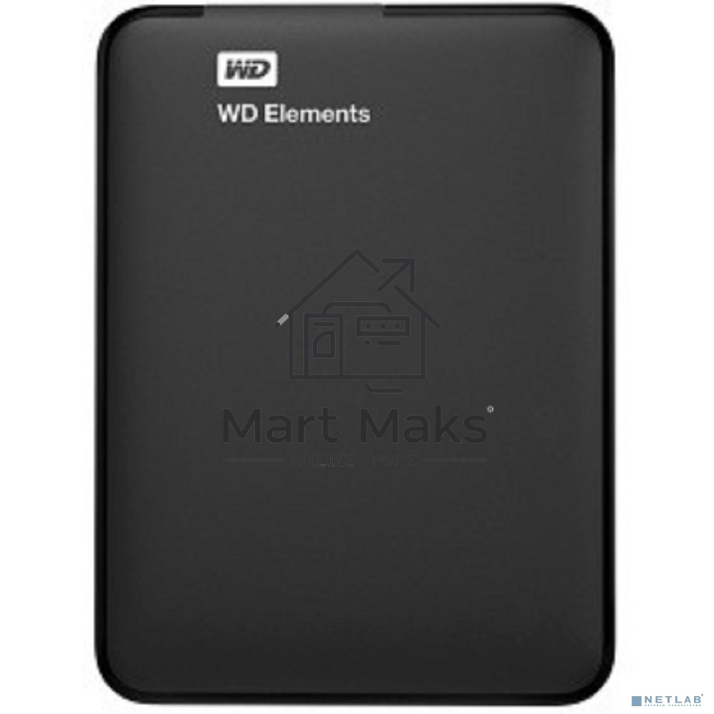 Внешний жесткий диск Western Digital Elements Portable WDBU6Y0040BBK-WESN 4ТБ 2,5