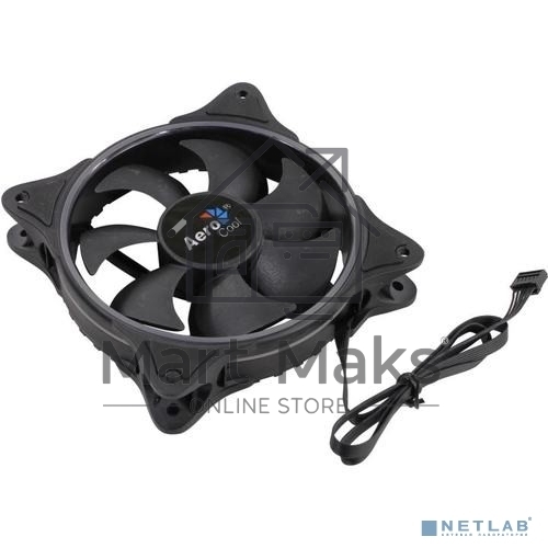 Вентилятор для корпуса Aerocool/Formula Eclipse 12 черный, 120 мм, 1200 об/мин, 19.8 дБ, 6 pin