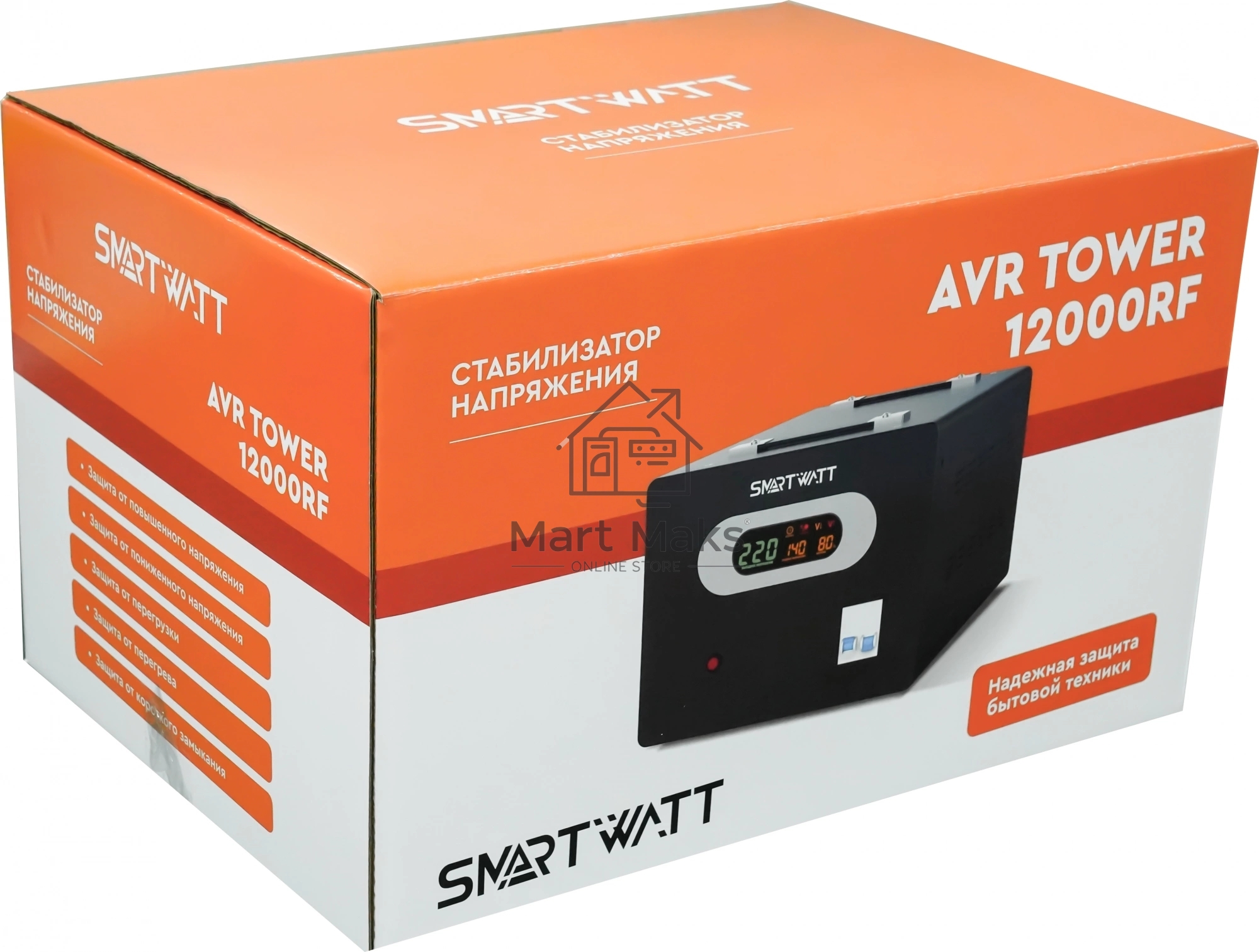 Стабилизатор напряжения напольный SMARTWATT AVR TOWER 12000RF