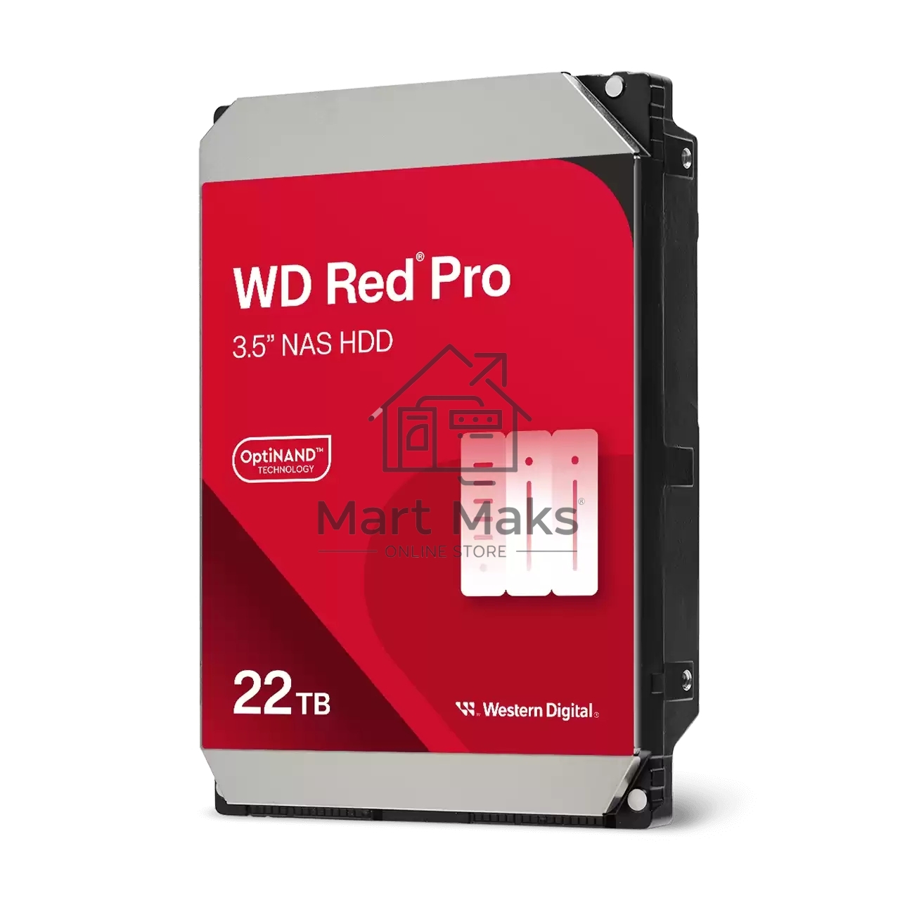 Жесткий диск Western Digital 22Tb 7200 RPM, SATA 6 Gb/s, CMR, 512 MB Cache, 3.5