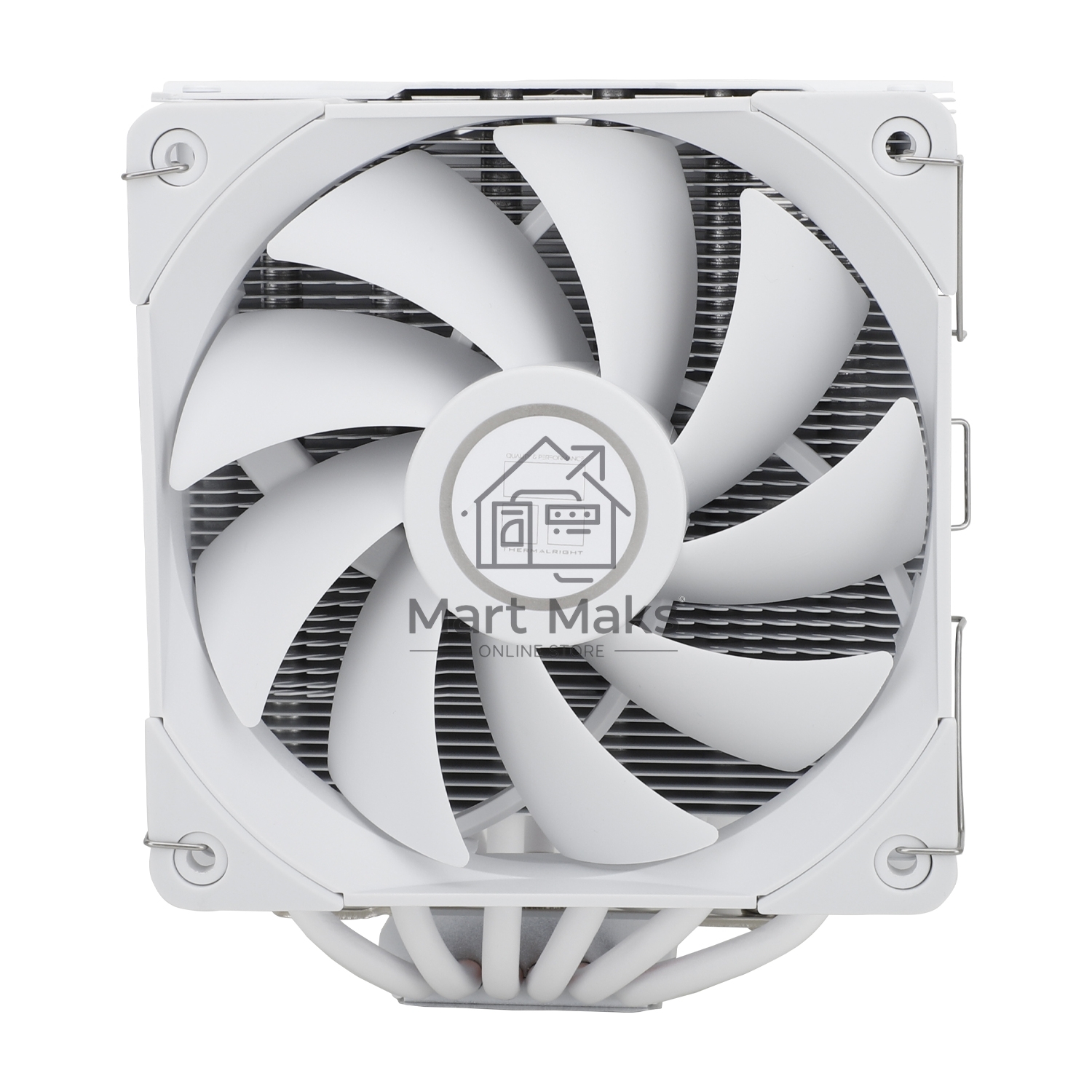 Кулер для процессора Thermalright Peerless Assassin 120 White (4-pin PWM, 157mm, Ni/CU, 6x6mm, 2x120mm, 66.17CFM, 25.6dBA, 1550RPM, S: 1700, 1200, 20XX, 115X, AM5, AM4)