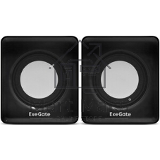 Акустическая система 2.0 ExeGate EX287057RUS Disco 140 Black (питание USB, 2х3Вт (6Вт RMS), 100-20000Гц, черный)