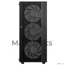 Компьютерный корпус Deepcool MATREXX 55 MESH V4 без БП, боковое окно (закаленное стекло), 3xARGB LED 140мм вентилятора спереди, 1xARGB LED 120мм вентилятор сзади, черный, ATX