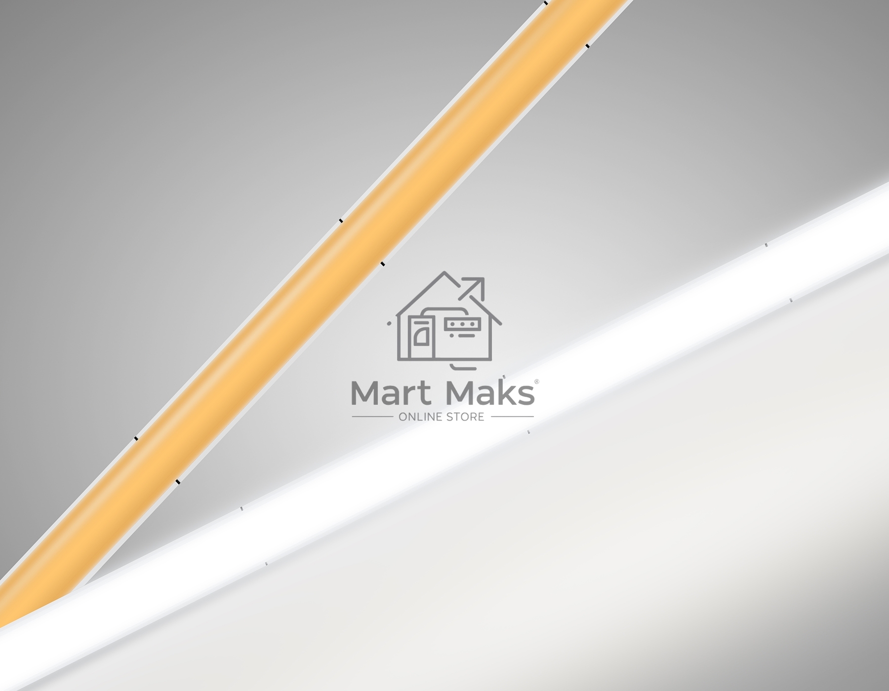 Светодиодная лента Ambrella light GS4602 COB 384Led/ 7W m/ 24V IP20 4500K/ 5m*3mm*2mm (2 конт.)