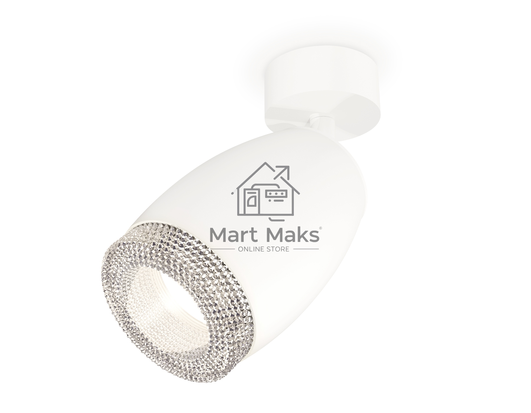Комплект поворотного светильника Ambrella light XM1122002 SWH/CL белый песок/прозрачный MR16 GU5.3 (A2202, C1122, N7191)