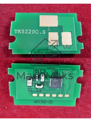 Чип для Kyocera Ecosys P5021cdn/M5521cdn (TK5220C) Cyan 1.2K (ELP, Китай)