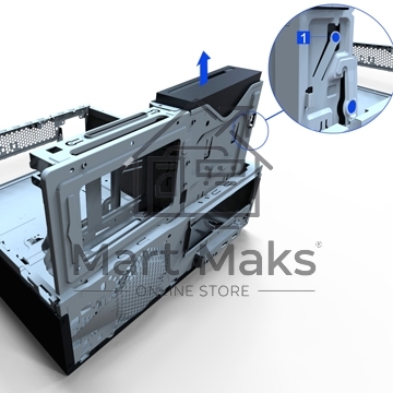 Компьютерный корпус Desktop InWin EL501BK PM-300ATX U3.0*2AXXX Slim Case 6116779