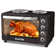 Мини-печь Centek CT-1530-36 PLATE черный