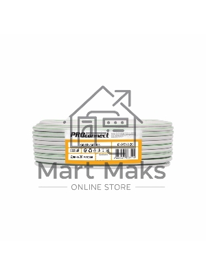 Кабель коаксиальный PROconnect SAT 703B, 75 Ом, CCS/Al/Al, 75%, бухта 20 м, белый