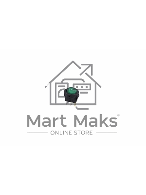 Выключатель клавишный Rexant круглый 250V 3А (3с) ON-OFF зеленый с подсветкой Micro