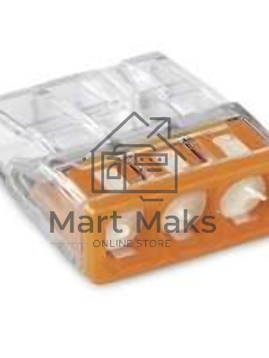 Клемма 3х(0.5-2.5мм) 3-х проводн. для распред. короб. (с контактн. пастой 