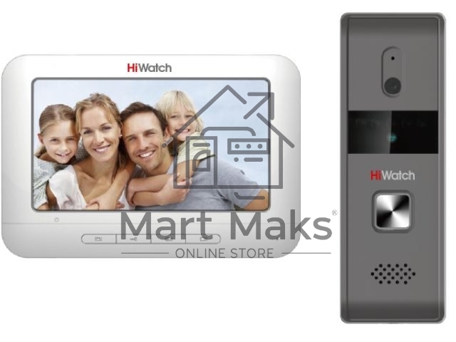 Видеодомофон Hikvision DS-D100KF белый