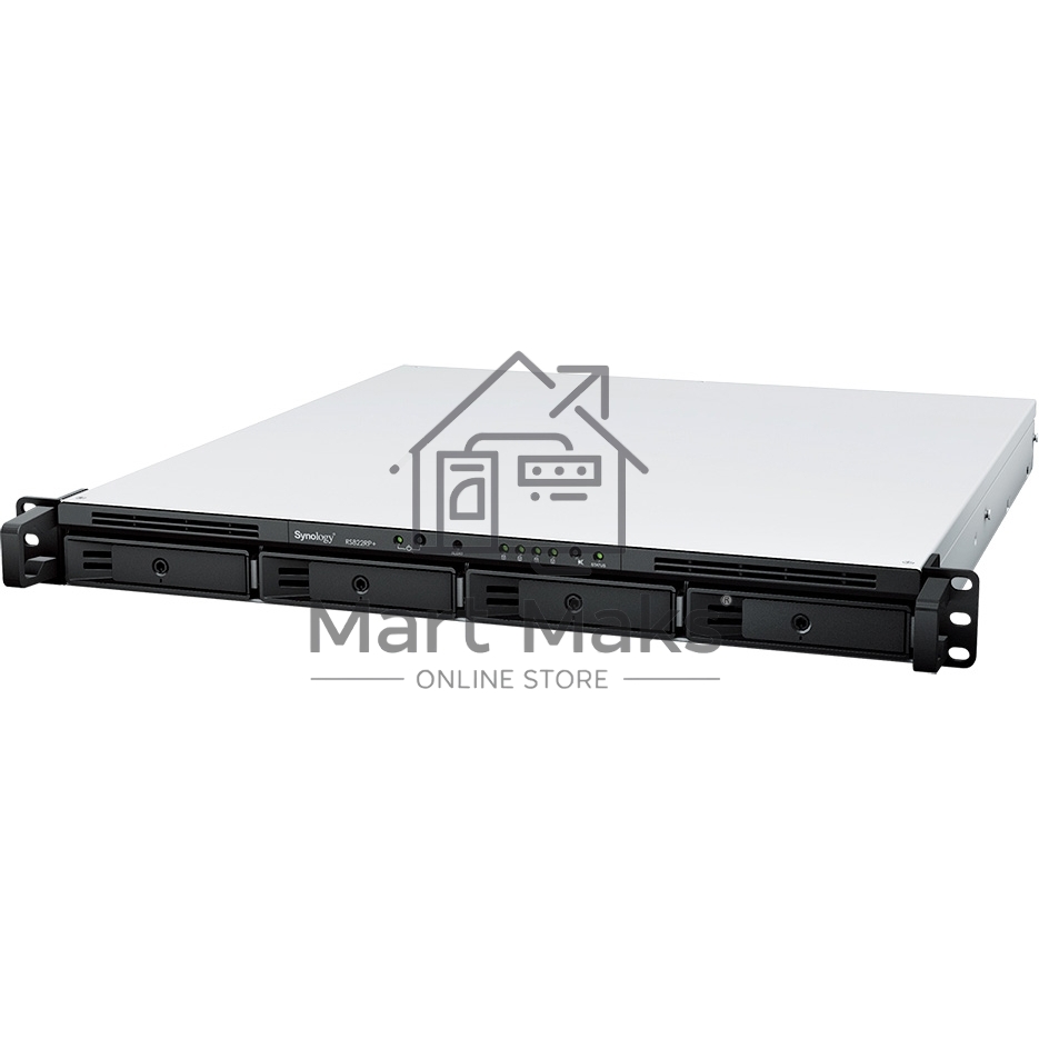 СХД стоечное исполнение 4BAY 1U NO HDD RS822RP+ SYNOLOGY