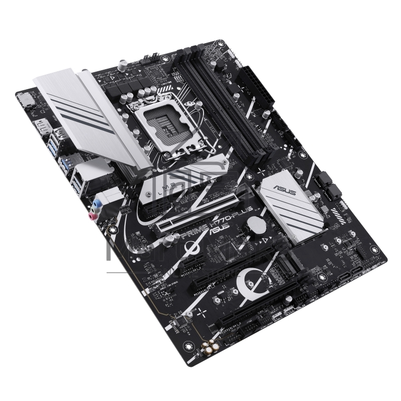 Материнская плата ASUS PRIME H770-PLUS, LGA 1700, Intel H770, 4xDDR5, 4xSATA, 3xM.2 PCIe 4.0 x4, 1xPCIe 5.0 x16, 2xPCIe 4.0 x4, 1xHDMI, 1xDP, 1xUSB-C 3.2 Gen 2, 2xUSB 3.2 Gen 2, 3xUSB 3.2 Gen 1, 1x 2.5Gb LAN, 3x3.5 мм, 7.1, ATX