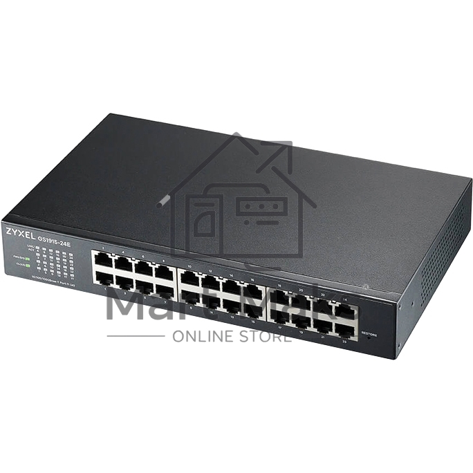 Коммутатор гибридный Smart L2Zyxel NebulaFlex GS1915-24E, rack 19