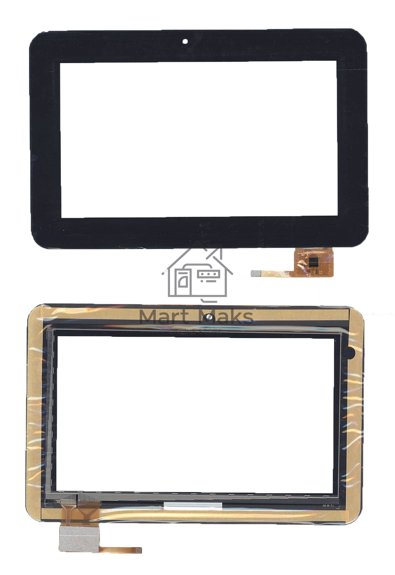 Сенсорное стекло (тачскрин) DY-F-07029-V2, черное