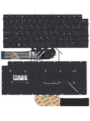 Клавиатура для ноутбука Dell 14-5390 черная