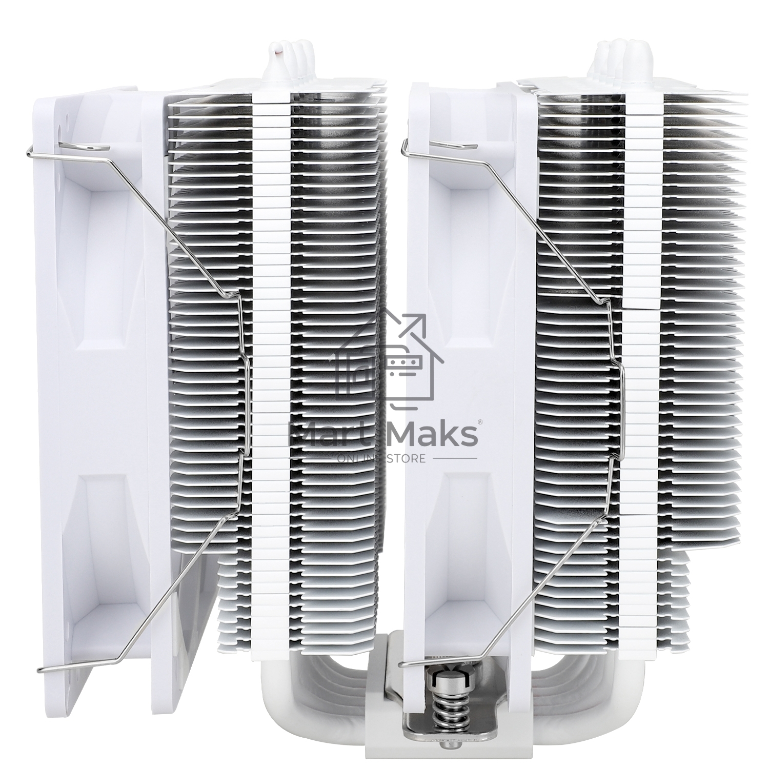 Кулер для процессора Thermalright Peerless Assassin 120 SE White ARGB (4-pin PWM, 155mm, Ni/CU, 6x6mm, ARGB, 2x120mm, 66.17CFM, 25.6dBA, 1550RPM, S: 1700, 1200, 115X, AM5, AM4)