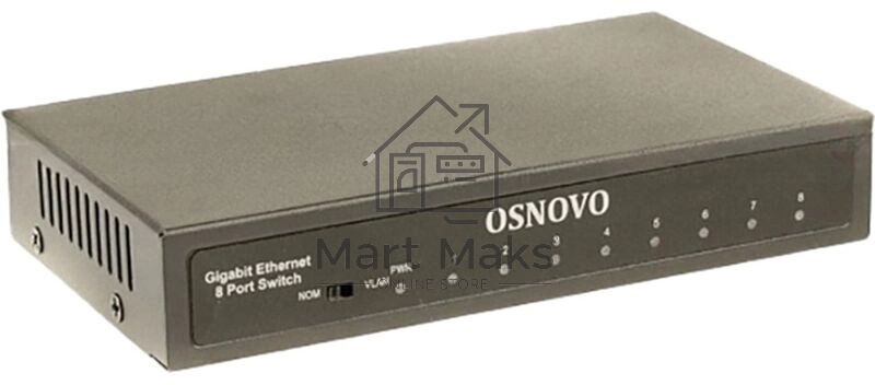 Коммутатор Osnovo SW-70800 неуправляемый