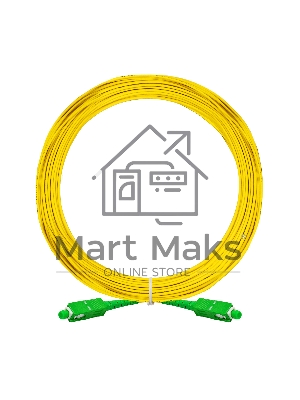 Патч-корд волоконно-оптический ExeGate FC-S-9-SC/APC-SC/APC-10M-LSZH (Шнур ВО SM 9/125 (OS2/G.652.D), SC/APC-SC/APC, Simplex, LSZH, 10 м)