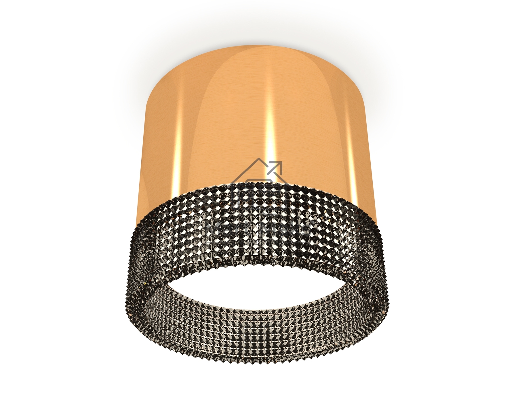 Светильник Ambrella Light XS8121021 PYG/BK золото желтое полированное/тонированный GX53 (C8121, N8484)