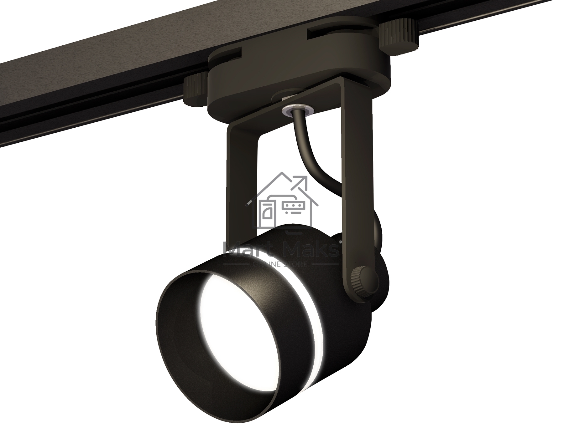 Светильник Ambrella light XT6602081 PBK/SBK/FR черный полированный/черный песок/белый матовый MR16 GU10 (C6602, N6229)