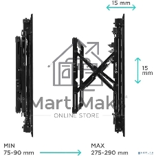 Настенное крепление ONKRON PRO7G для видеостен 50”-70