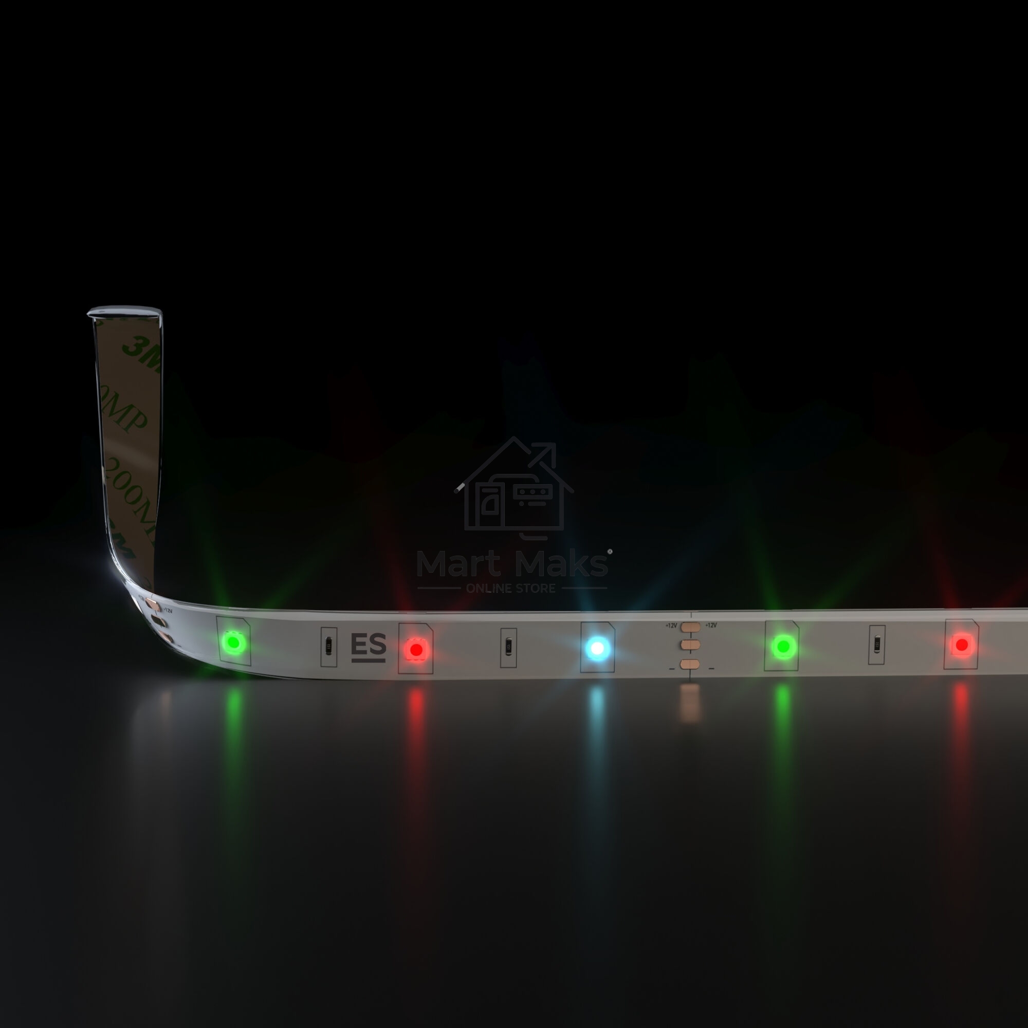 Лента светодиодная 5050 12V 30Led 7,2W RW IP65 (5m) / 5050 12V 30Led 7,2W RW IP65 Бегущая волна