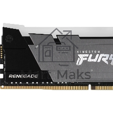 Оперативная память Kingston Fury Renegade, DDR4, 8GB (1x8GB), 3600MHz, CL16, DIMM, с радиатором, RGB, серебристый/черный