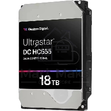 Жесткий диск SATA 18TB 7200RPM 6Gb/S 512MB DC HC555 WUH722018CLE6L4_0B48723 WESTERN DIGITAL