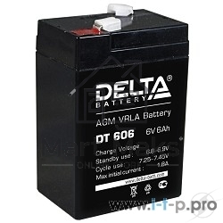 Батарея Delta DT 606 (6V, 6Ah)